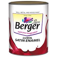 Enamel Paint - Berger Paints Luxol Satin Enamel 1 L