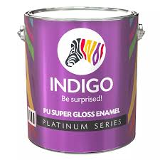 Enamel Paint - Indigo Paints PU Super Gloss Enamel 1 L