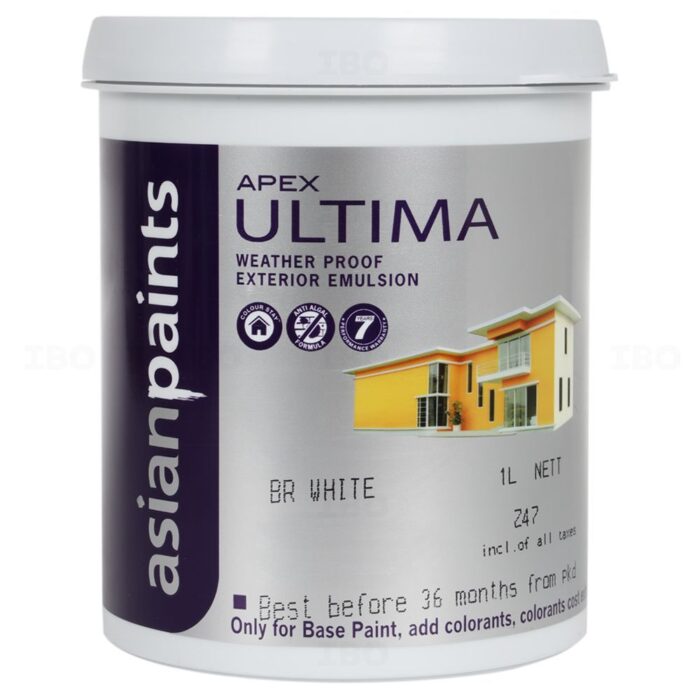 Exterior Paint - Asian Paints - Apex Weatherproof Exterior Paint 1L