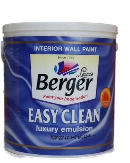 Interior Paint -Berger Paints -  Easy Clean Interior Emulsion 1 L