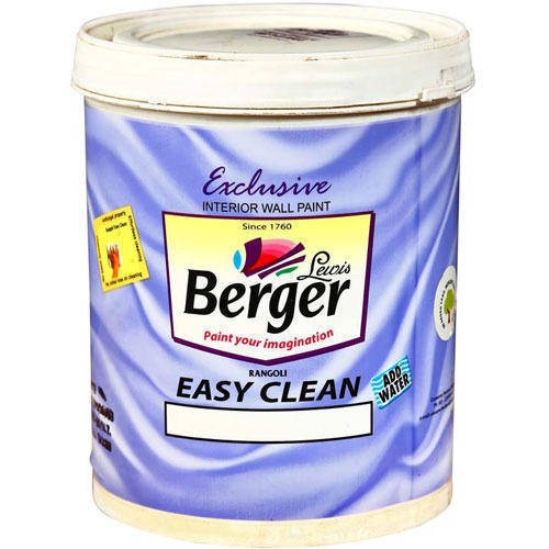 Interior Paint -Berger Paints - Rangoli Easy Clean Interior Emulsion 1 L