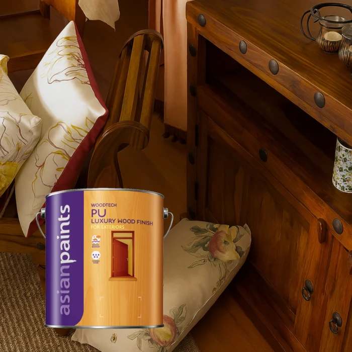 Wood Coating - Asian Paints - WoodTech PU Exterior Finish 1L